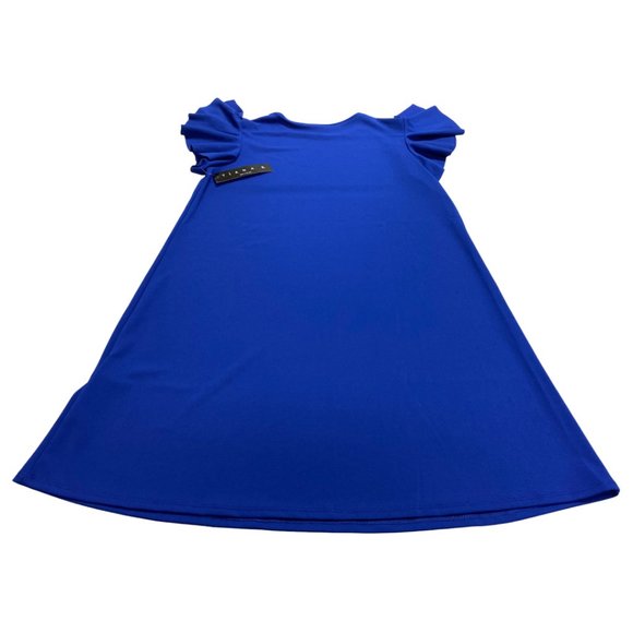 T I A N A B. Women's Short Ruffle Sleeve A-line Dress-14 - Picture 3 of 4